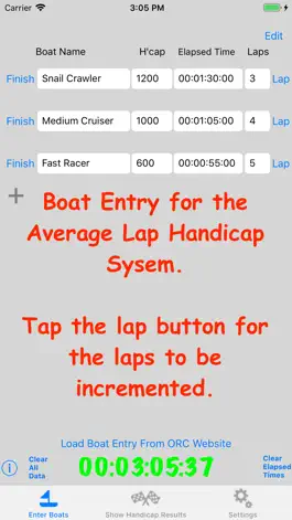 Game screenshot Sailing Handicap Calculator hack