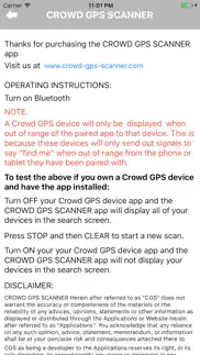 crowd gps scanner iphone screenshot 3