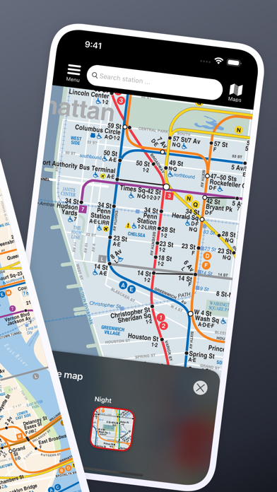 New York Subway MTA Map Screenshot