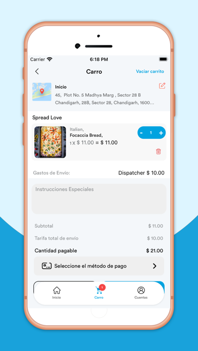 Speedy Delivery & Pickup Screenshot