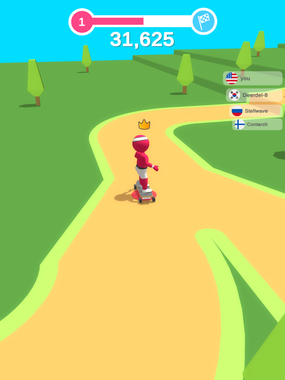 PartyRun.io iPad screenshot
