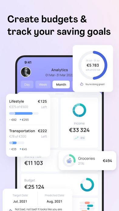 iBilly - Budgets & Money Saver Screenshot