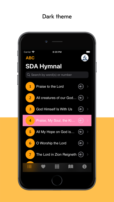 SDA Hymns Screenshot