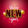 New Year Greeting Invite Card