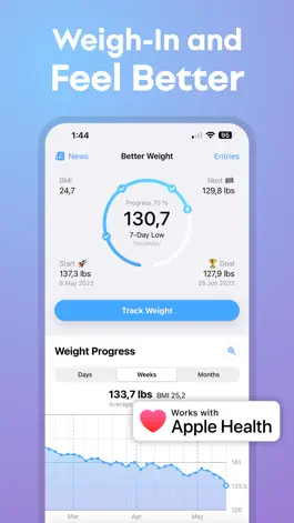 Game screenshot Weight Tracker, Calculate BMI mod apk