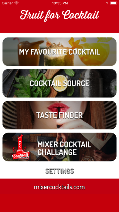 Mixer Cocktails Screenshot