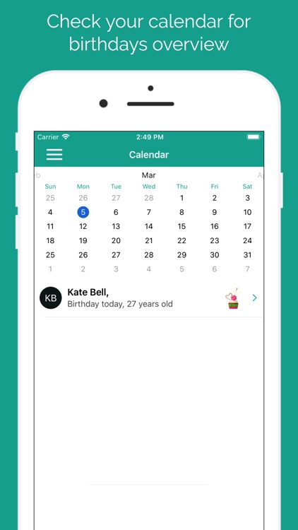 Smart Birthday Reminder screenshot-3
