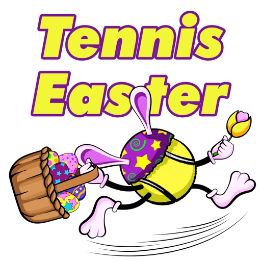 Easter Tennis Stickers icon