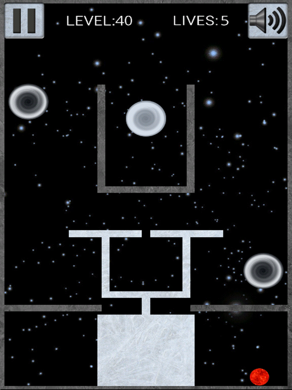Fire Ball and Black Holes iPad screenshot