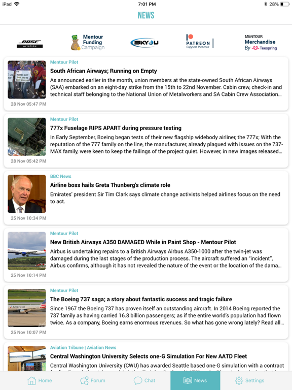 Mentour Aviation iPad screenshot 7 - Entertainment app