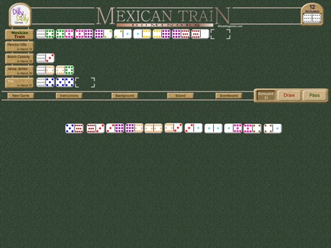 Mexican Train Dominoesのおすすめ画像3
