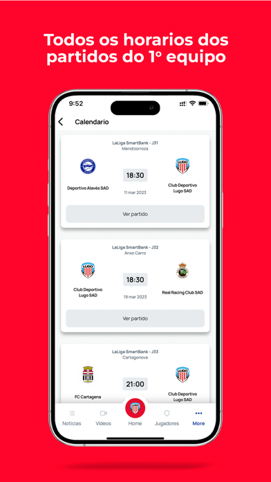 CD Lugo - Official App Screenshot