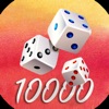 Dice 10000 in 3D icon