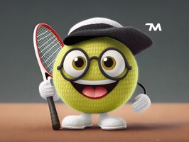 Tennis Faces Stickers