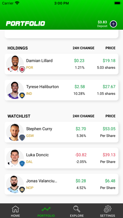 LeagueStock Screenshot