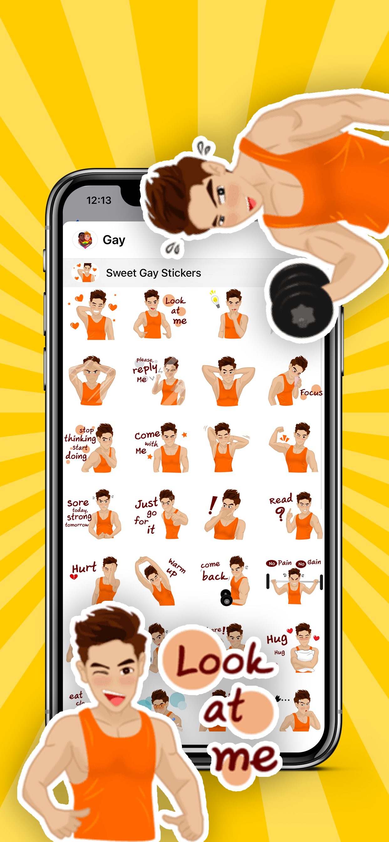 Pride Stickers • Gay Emoji screenshot 3