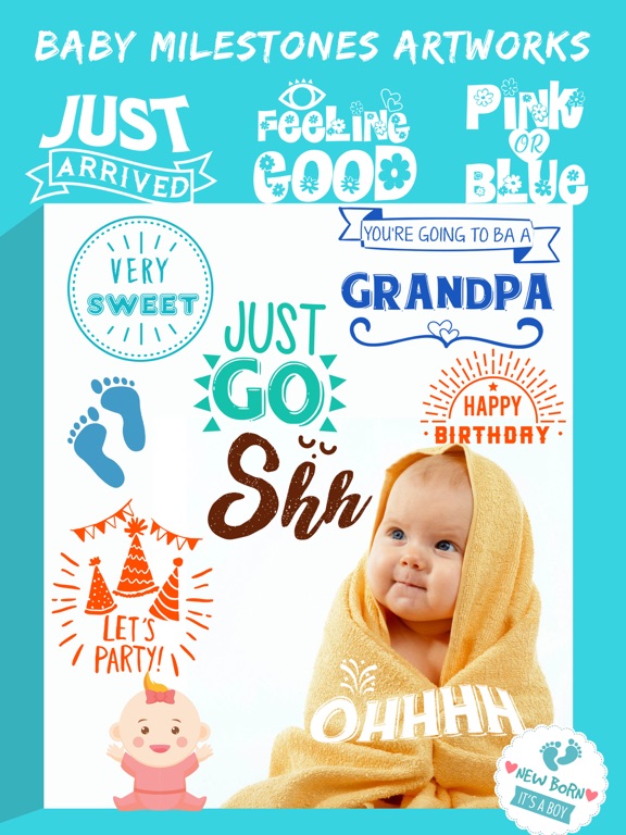 Baby Art Photo Editor. Maker iPad screenshot 3 - Photo & Video app