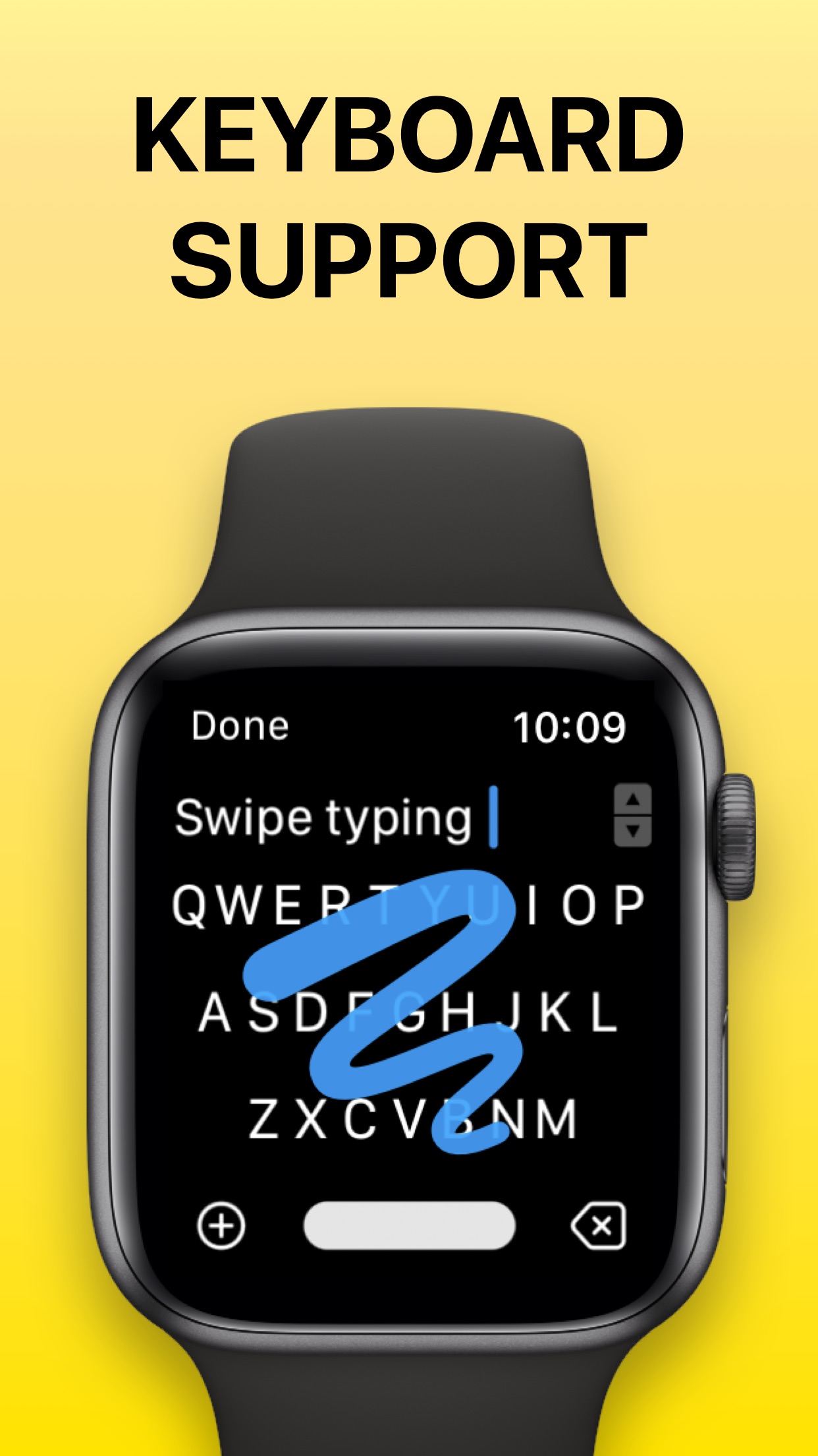 Screenshot do app Notes for Apple Watch