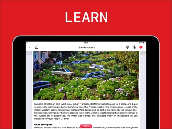 San Francisco Travel Guide iPad screenshot 5 - Travel app