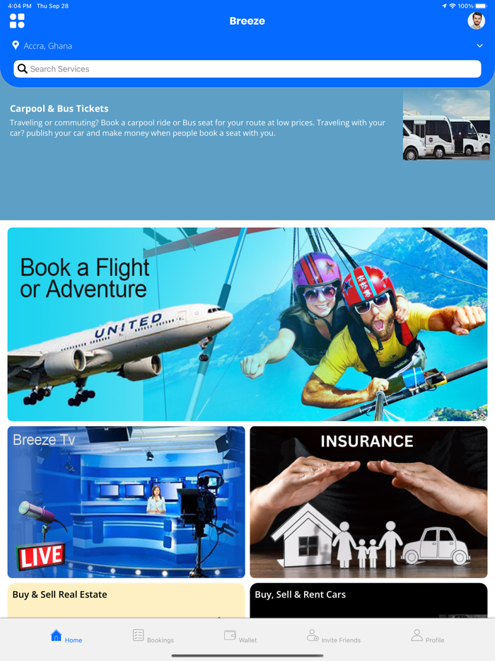 Breeze Ride and Order Anything