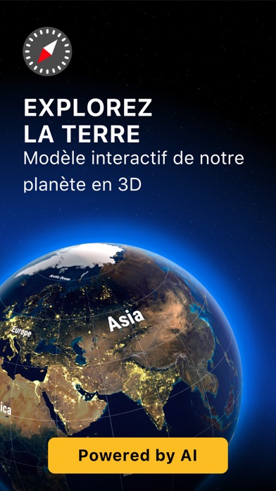 Screenshot #1 pour Globe 3D - La Terre: Voyage AR