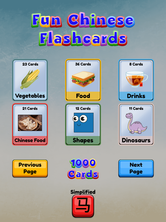 Fun Chinese Flashcards 2025 iPad screenshot 6 - Education app