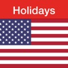 US Holidays - cals with flags icon