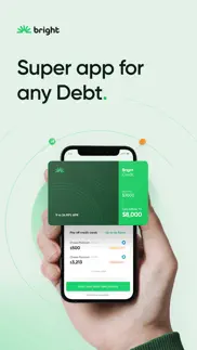 bright - ai debt manager iphone screenshot 1