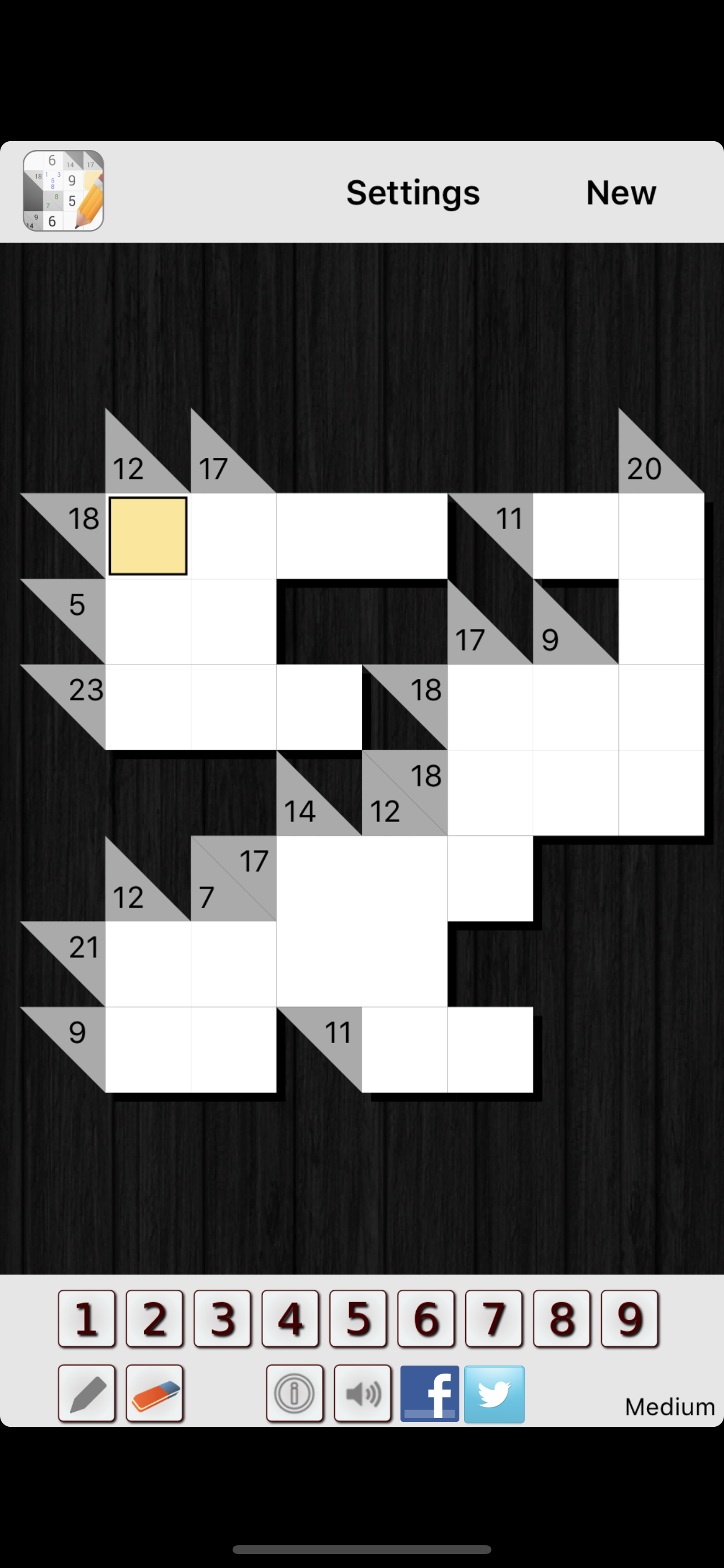 Kakuro - Cross sums