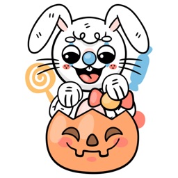 The Party Bunny stickers
