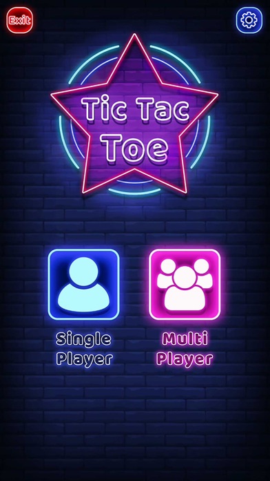 Tic Tac Toe 2 Player Game Screenshot