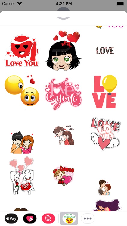 love you stickers screenshot-8