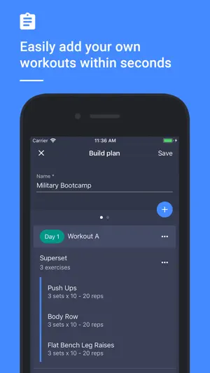Gym Day: Workout Routine & Log screenshot 2