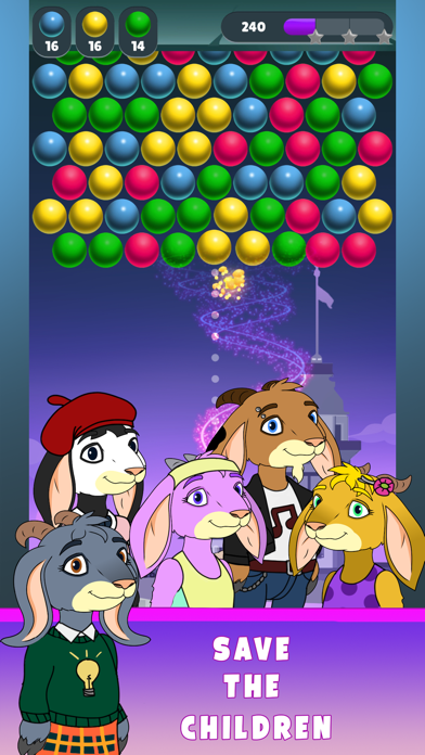 Bad Wolf! Bubble Shooter Screenshot