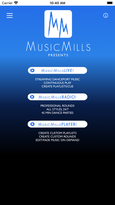MusicMills Screenshot