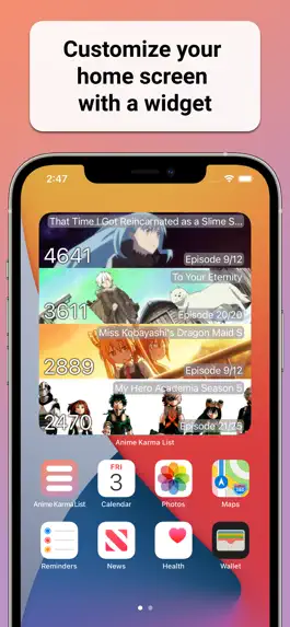 Game screenshot Anime Karma List hack