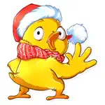 Christmas Chicken Chuu Sticker App Contact