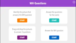 Wh Questions by Teach Speech screenshot 1