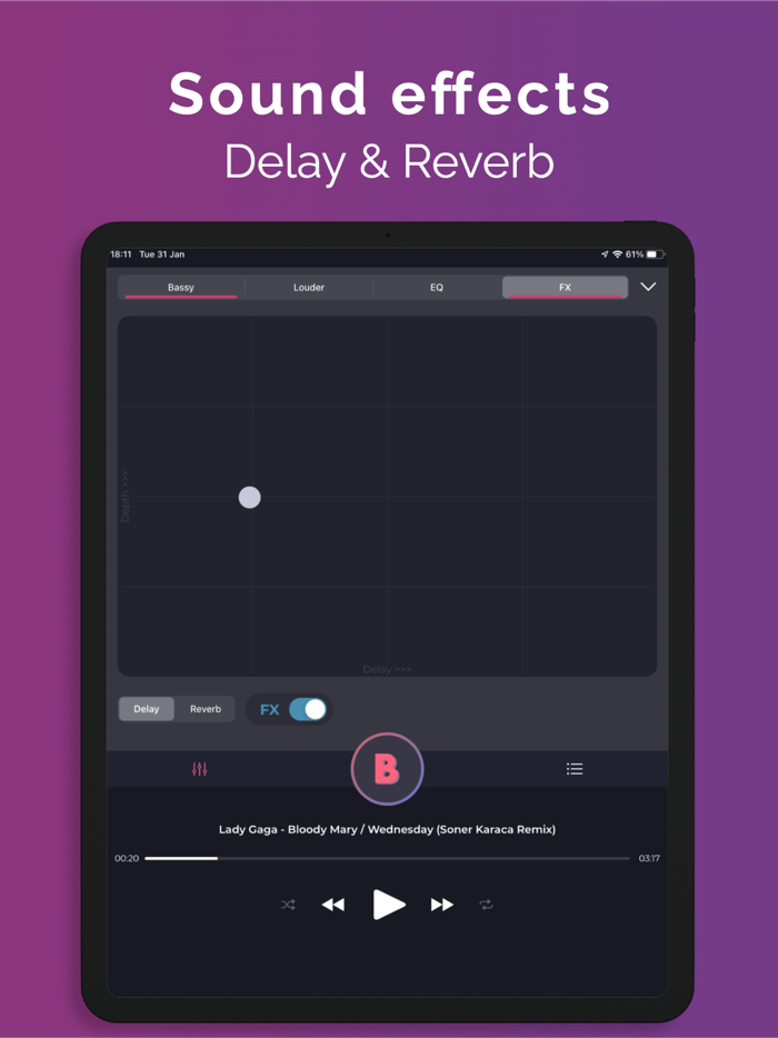 BASSY volume and bass booster