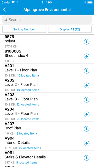 Newforma Plans Screenshot
