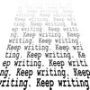Keep Writing problems & troubleshooting and solutions