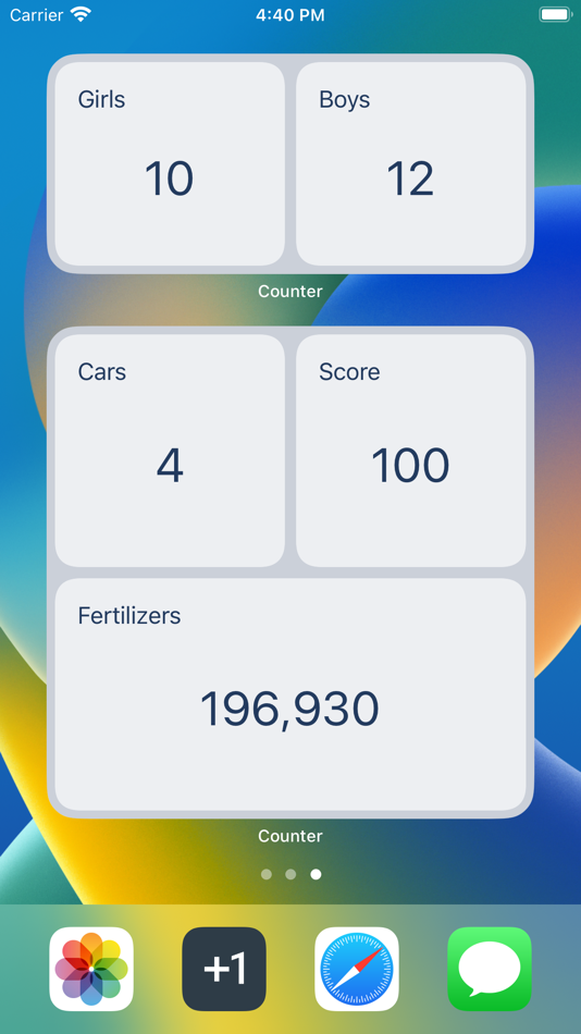 #7. Counter: History & Widgets (iOS) By: Danylo Horielov
