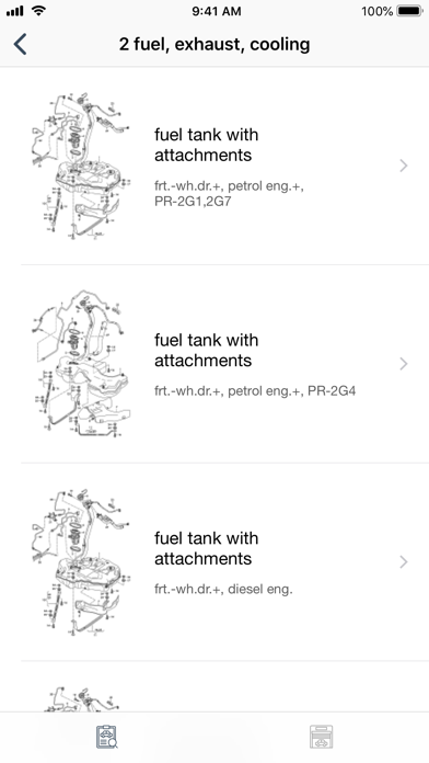 Car parts for Audi - diagrams