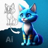 Scribble Doodle Ai Art Drawing icon