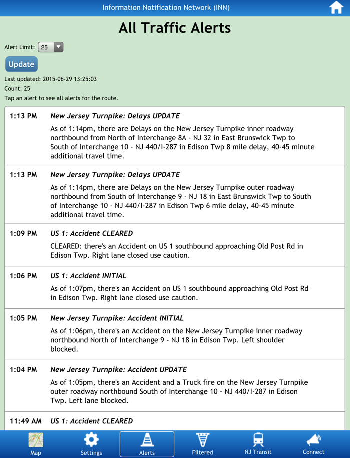 KMM’s Traffic Alert App for NJ