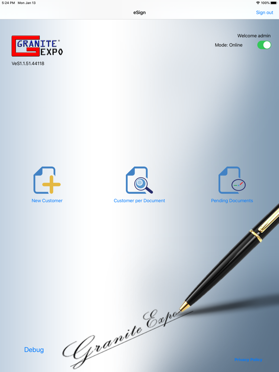 Screenshot #5 pour Granite Expo eSign