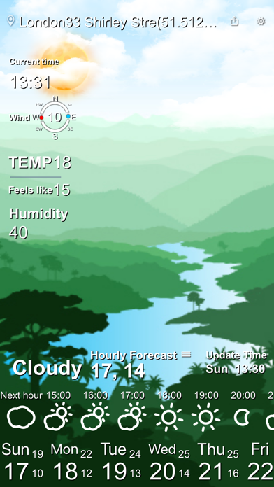 Radar Weather - Rain Forecast iPhone screenshot 2