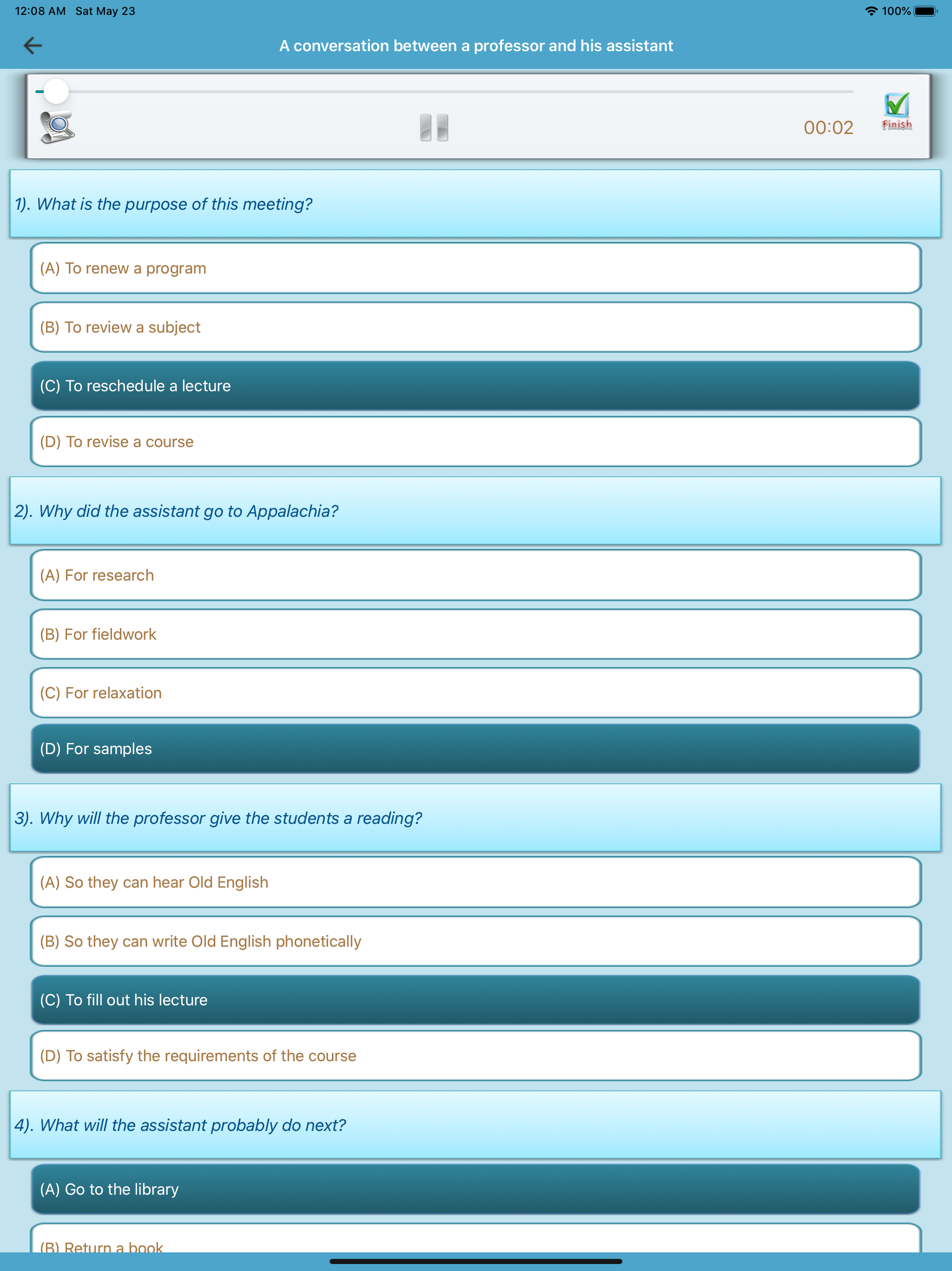 TOEFL Practice Test + screenshot 16