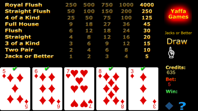 VPoker (video poker) Screenshot