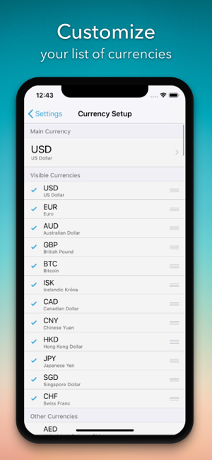 ‎Coinverter: Currency Converter Screenshot